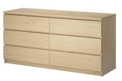 The six-drawer MALM chest is among 27 million dressers IKEA is recalling due to two child deaths in 2014. Photo courtesy The U.S. Consumer Product Safety Commission