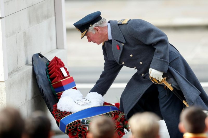 Britain’s King Charles led a service for Remembrance Sunday and laid a poppy wreath at the Cenotaph war memorial in London. Photo courtesy of The Royal Family