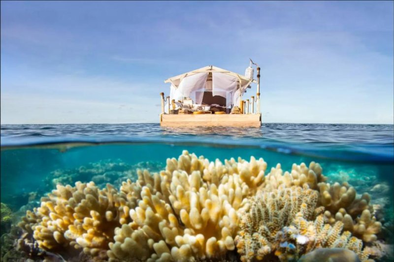 Airbnb contest offers stay in floating apartment on Great Barrier Reef