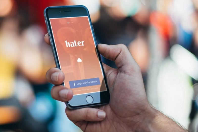 Hater, an upcoming dating app, intends to match people up based solely on their mutual dislikes. Users will express their opinions on 2,000 topics to create a profile of their most hated people, activities or ideas. The app will then use that data to match users up with other like-minded people. Photo courtesy of Hater