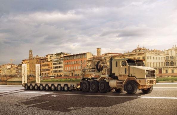 The State Department approved a potential $445 million sale of heavy trucks and equipment to the government of Kuwait on Thursday. Photo courtesy of Oshkosh Defense LLC