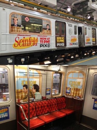 New York subway train gets 'Seinfeld' makeover