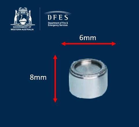 Officials in Western Australia were searching a highway Monday for a small metal capsule containing a radioactive substance. Image courtesy of Department of Fire and Emergency Services WA/Facebook