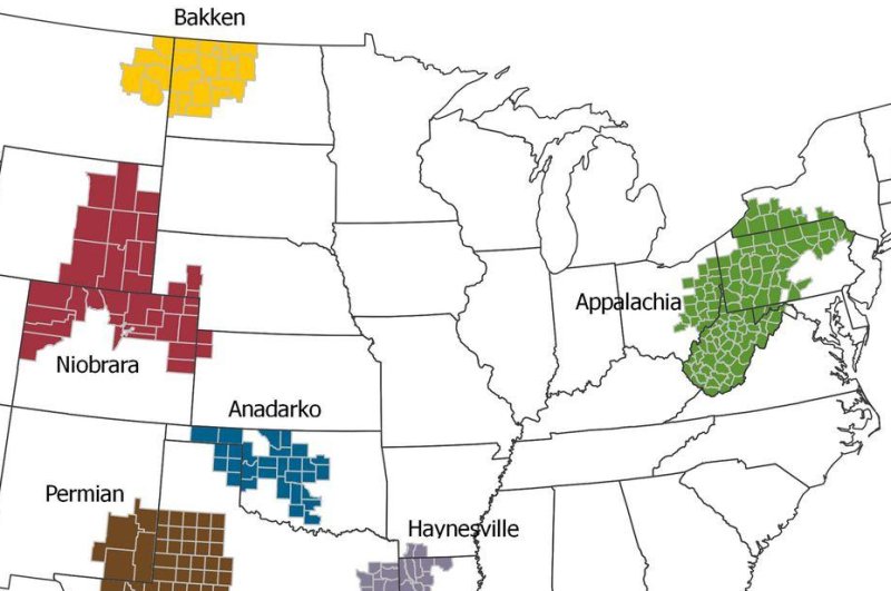 U.S. Energy Information adds the Anadarko shale basin to its list of regions included in a monthly watch list. Map courtesy of the EIA
