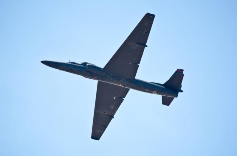 A Lockheed Martin U-2 Dragon Lady military surveillance jet flies at the California Capital Airshow in 2010, near Mather Airport in Sacramento, Calif. On Tuesday, a U-2 crashed during a training flight in Sutter County, Calif. One pilot died. Photo by ugene Berman/Shutterstock