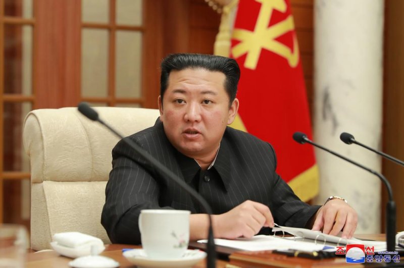 North Korean leader Kim Jong Un suggested that he may lift a self-imposed moratorium on nuclear and ICBM tests, state-run media reported Thursday. Photo by KCNA/EPA-EFE