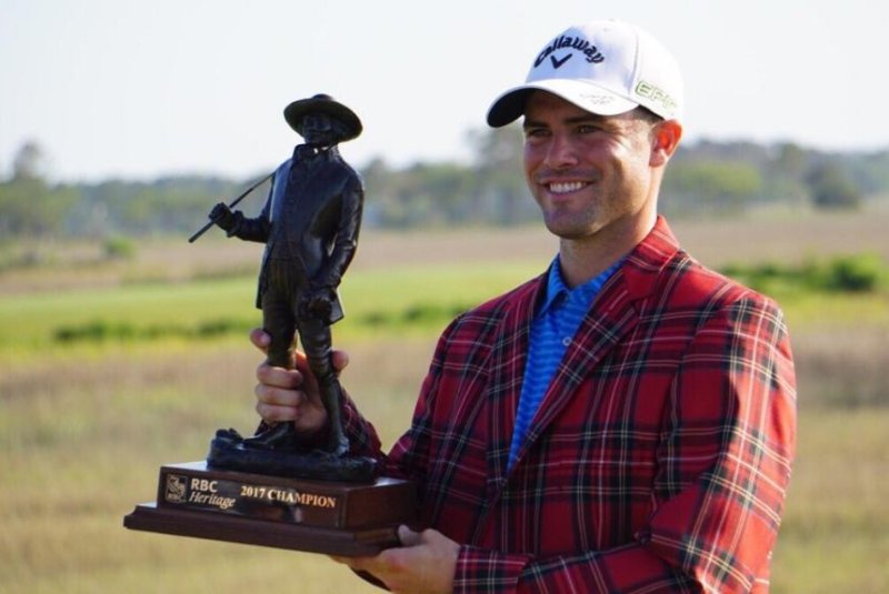 Wesley Bryan won the RBC Heritage on Sunday, the first from South Carolina in the 49 years of the tournament. Photo courtesy RBC Heritage via Twitter