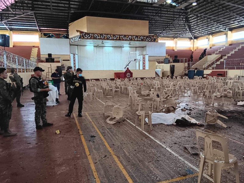 At least four people were killed and at least 45 were injured Sunday in an explosion at a Mindanao State University gymnasium in southern Philippines. Photo courtesy of Provincial Government of Lanao Del Sur/Facebook