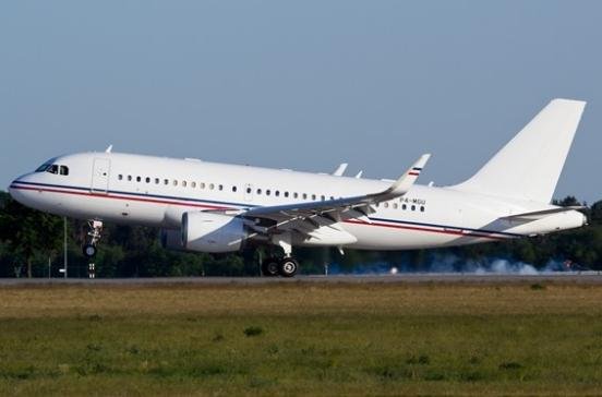 Federal prosecutors said Monday that sanctioned Russian oligarch Andrei Skoch's $90 million Airbus aircraft is subject to seizure as its registration and insurance premiums were paid for in U.S. dollars. Photo courtesy of Department of Justice