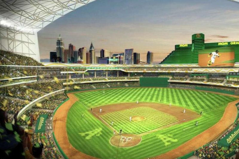 Nevada state lawmakers introduced a bill on Friday to fund the Oakland Athletics proposed stadium in Las Vegas. Photo by Oakland Athletics