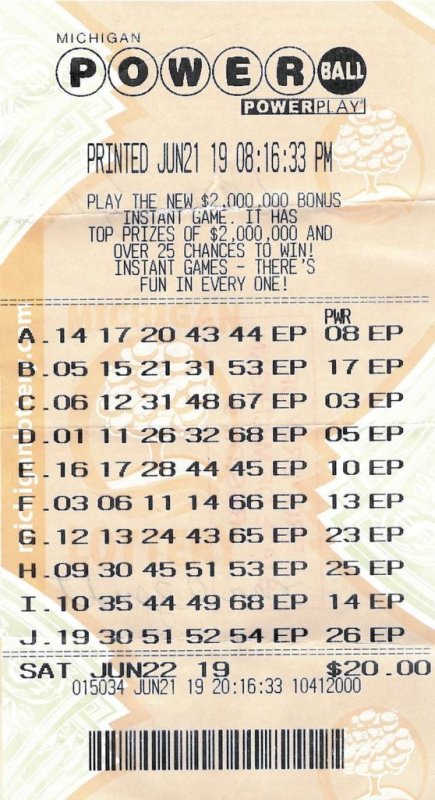 A Michigan woman said a tip from a store clerk -- and a reminder not to forget her tickets -- led to her winning $1 million from a Powerball drawing. Photo courtesy of the Michigan Lottery