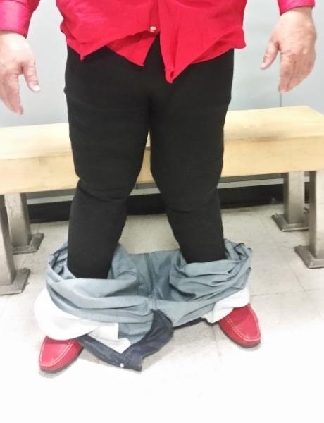Customs officers at John F. Kennedy International Airport said a man found to be hiding cocaine under his pants was the second such smuggler caught in two weeks. Photo by U.S. Customs and Border Protection