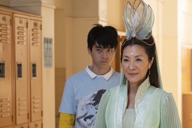 Ben Wang and Michelle Yeoh star in "American Born Chinese," the new Disney+ series based on the graphic novel of the same name. The show's official trailer was released Friday ahead of its streaming premiere on May 24.