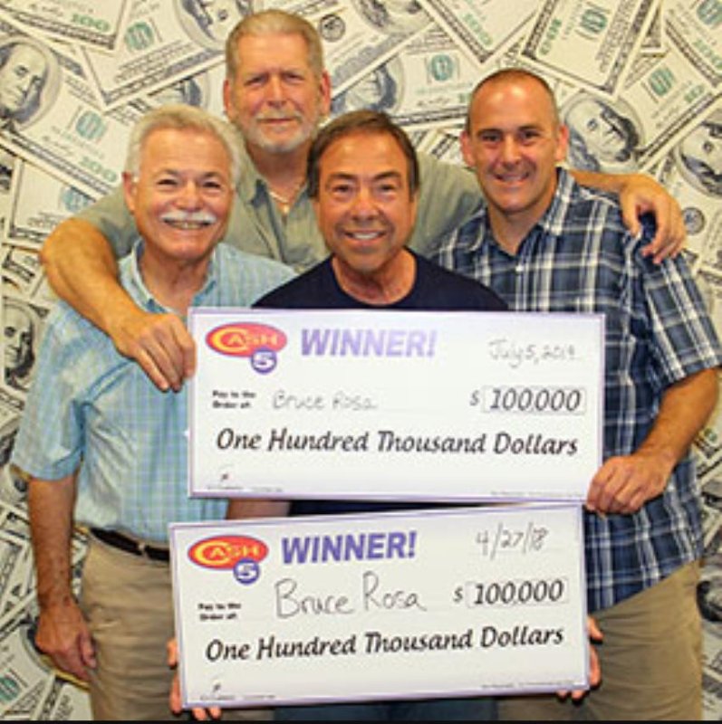 Connecticut man wins his second $100,000 lottery jackpot