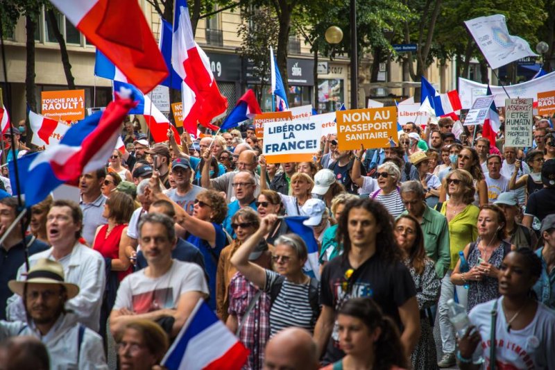 France, Australia erupt in protests over COVID-19 restrictions