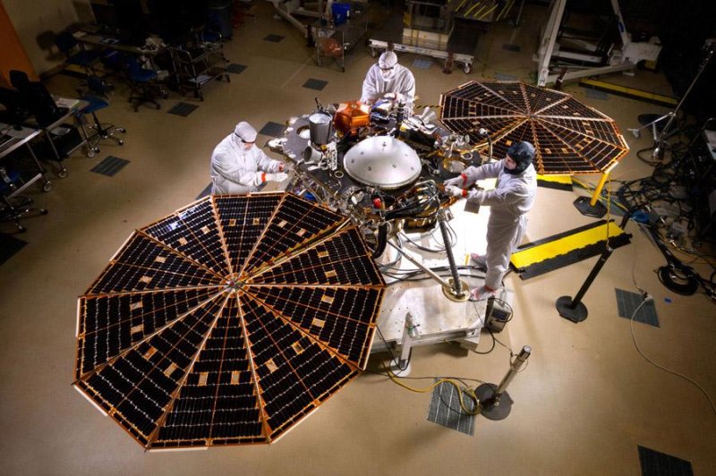 Researchers have begun testing NASA's InSight lander, destined for Mars in 2016. Photo by NASA/JPL