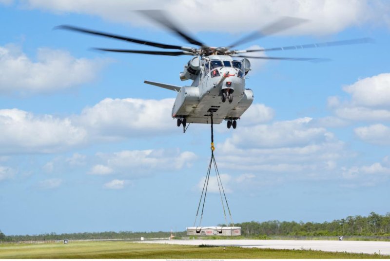The U.S. Marine Corps' CH-53K King Stallion helicopter has completed its two-week initial operational period, the Navy announced this week. Photo courtesy of U.S. Navy