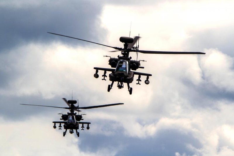 The U.K. Ministry of Defense announced a $2.3 billion deal Monday to buy 50 AH-64E Apache helicopters from Boeing for the army. U.S. Army photo