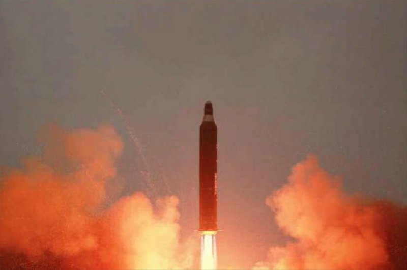 North Korea fired another ballistic missile from its eastern coast, Seoul’s joint chiefs of staff said early Wednesday, local time. File Photo by KCNA