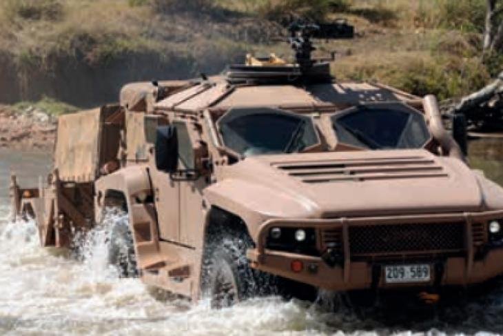 The Australian NASAMS will feature locally made components and be mounted on Hawkei vehicles, pictured. Photo courtesy of the Australian Department of Defense