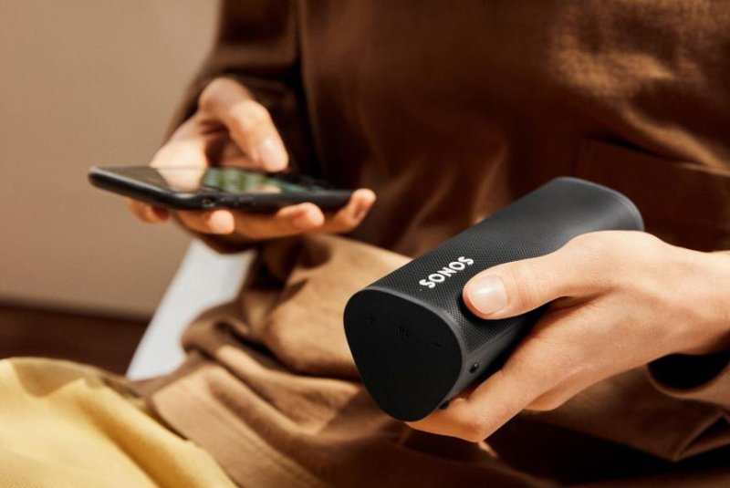 A handheld wireless Sonos speaker. The International Trade Commission has blocked Google from importing several products that infringe on Sonos's intellectual property. Photo courtesy of Sonos