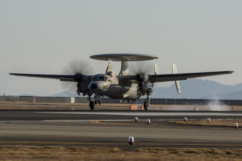 Northrop Grumman received additional funds to continue full-rate production for Lot 5 E-2D Advanced Hawkeye aircraft. U.S. Marine Corps photo by Cpl. Aaron Henson