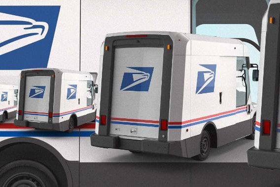 The U.S. Postal Service announces it will now convert 40% of its aging mail truck fleet to electric vehicles following intense pressure from environmental groups and states. Photo courtesy of USPS