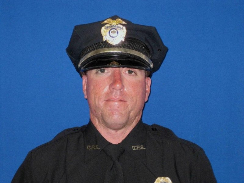 Alamogordo police officer Clint Corvinus, 33, was shot and killed while pursing a suspect on foot. Corvinus died of gunshot wounds in a local hospital and the suspect, who was also shot, died on the scene.  Photo by <a class="tpstyle" href="https://www.facebook.com/AlamogordoPoliceDepartment/photos/pcb.845567238876219/845566902209586/?type=3&theater">Alamogordo Police Department/Facebook</a>