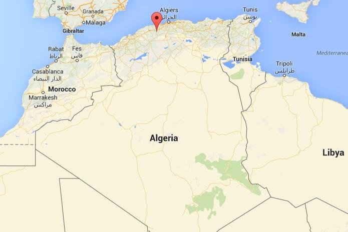 A militant ambush killed 11 soldiers in Ain Delfa, Algeria, on Thursday, July 16, 2015, according to reports. Image from Google Maps