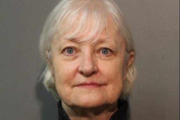 Marilyn Hartman, 66, of Grayslake, Ill., was arrested after flying from Chicago's O'Hare International Airport to London's Heathrow Airport, authorities said Friday. Photo courtesy of Chicago Police Department/Facebook