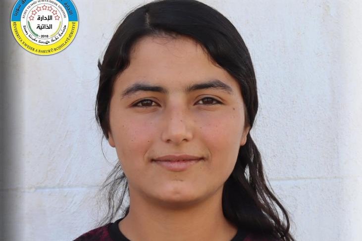 Zozan Zedan has been identified as one of the girls killed in the drone strike while playing volleyball. Photo courtesy of the Autonomous Administration of North and East Syria