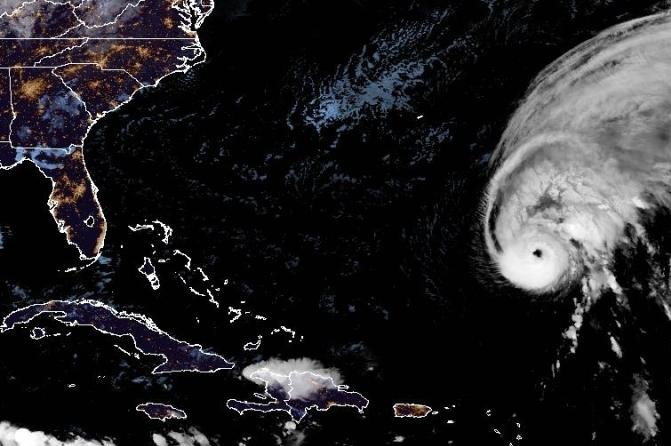 Far away from the U.S. mainland, Hurricane Tammy still is expected to affect Atlantic regions with large ocean swells. Image courtesy of NOAA