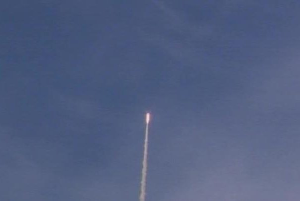 The U.S. Air Force, in partnership with the Strategic Capabilities Office, conducted a flight test of a prototype conventionally configured ground-launched ballistic missile Thursday. Photo courtesy of the U.S. Air Force