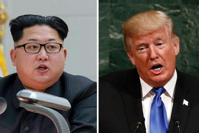 U.S. President Donald Trump (R) has agreed to a summit with North Korean leader Kim Jong Un. File Photo by Justin Lane/EPA-EFE and KCNA