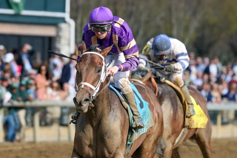Tawny Port wins the Grade III Lexington Stakes to ensure a spot in the Kentucky Derby. Photo courtesy of Keeneland