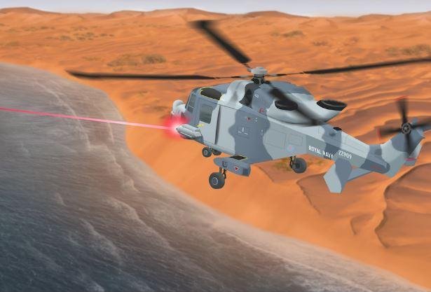 The United Kingdom's Ministry of Defense announced a request on Tuesday for development of directed energy weapons, or laser weapons, for installation on military ships, air vehicles and ground vehicles. Photo courtesy of U.K. Ministry of Defense