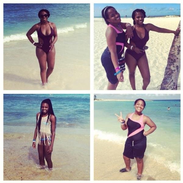 Kandi Burruss shares bikini pic after Kenya Moore criticizes weight. 