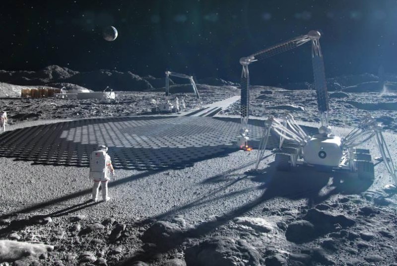 ICON, a Texas-based startup, has landed NASA's $57 million contract to 3D-print infrastructure on the moon and on Mars. Image courtesy of ICON
