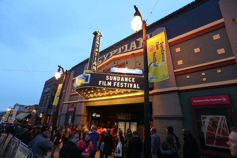 Crowds line up at the Egyptian Theater on Main Street. Photo courtesy of Sundance Institute