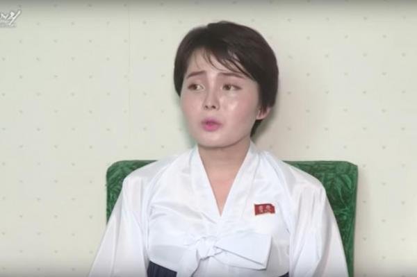 Jeon Hye-sung, who went by the name Lim Ji-hyun when she appeared on South Korean television shows, was likely coerced to leaving her country after receiving a phone call in late 2016. File Photo screenshot of Uriminzokkiri/YouTube