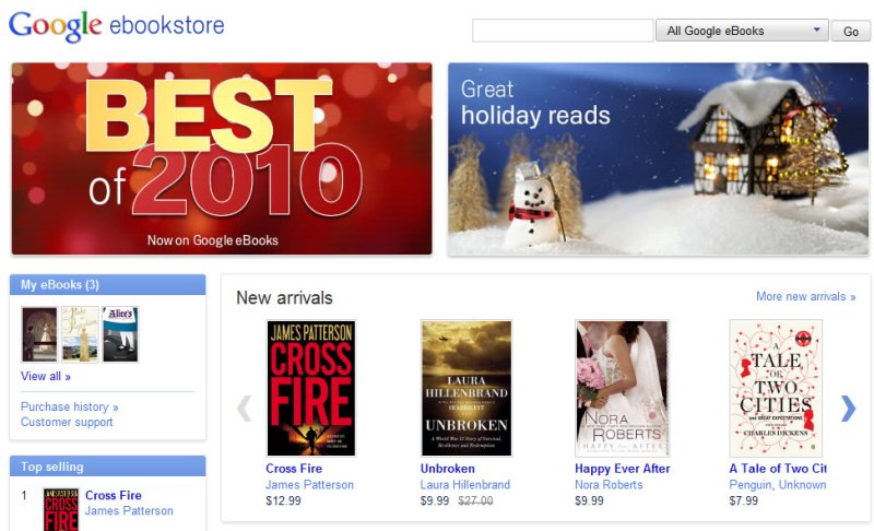 Google opens online bookseller