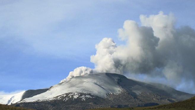 Colombian volcano at risk of eruption