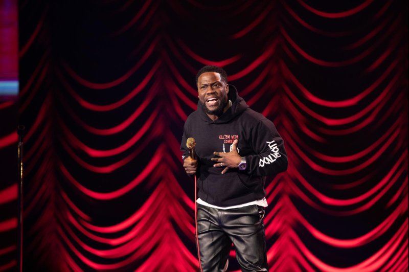 "Kevin Hart: Reality Check," a new stand-up comedy special starring Kevin Hart, will premiere on Hart's birthday in July. Photo courtesy of Peacock