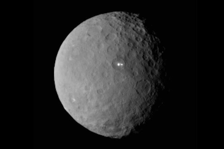 Strange bright spot on Ceres has a companion