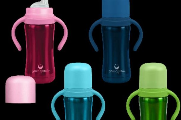 Green Sprouts is recalling its stainless steel bottles and sippy cups for toddlers after seven reports that the bottom base broke off, exposing a bonding metal that contains lead. Photo courtesy of CPSC