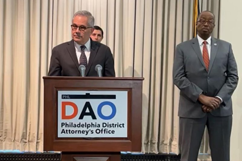 The police officer who was fired from the Philadelphia Police Department after he fatally shot Thomas "TJ" Siderio, 12, in the back in March has been charged with murder. Photo courtesy Philadelphia District Attorney/Facebook