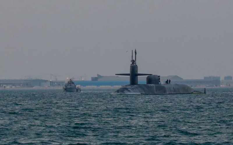 The submarine USS Georgia arrived in Manama, Bahrain, on Sunday, the U.S. Navy 5th Fleet announced. Photo courtesy of U.S. Navy 5th Fleet