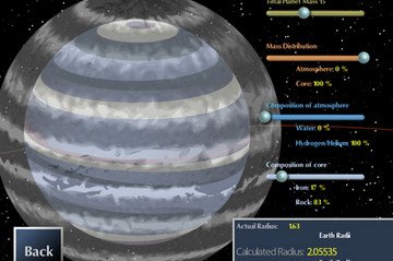 Screenshot of the Kepler Explorer app. Credit: University of California, Santa Cruz