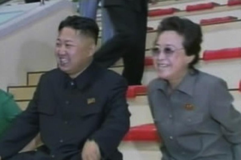 North Korean leader Kim Jong Un and his aunt Kim Kyong Hui in 2012, after the elder Kim experienced inexplicable weight loss. Photo by KCNA/Yonhap