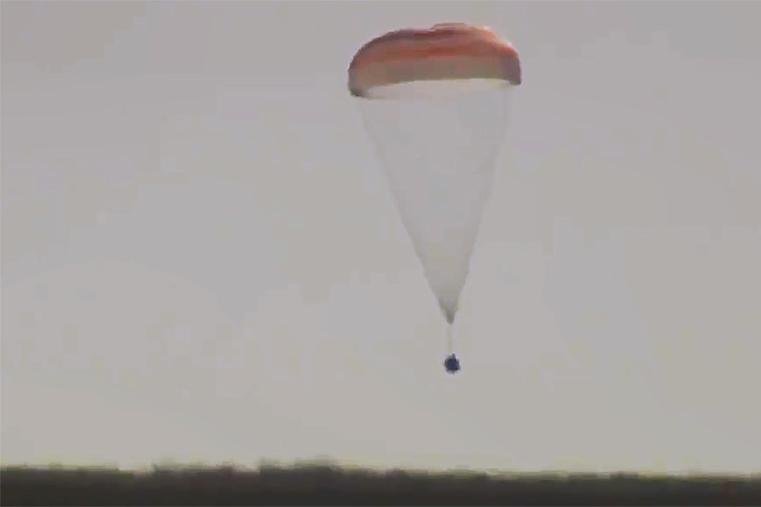 Russia's Soyuz spacecraft lands in Kazakhstan after ISS mission